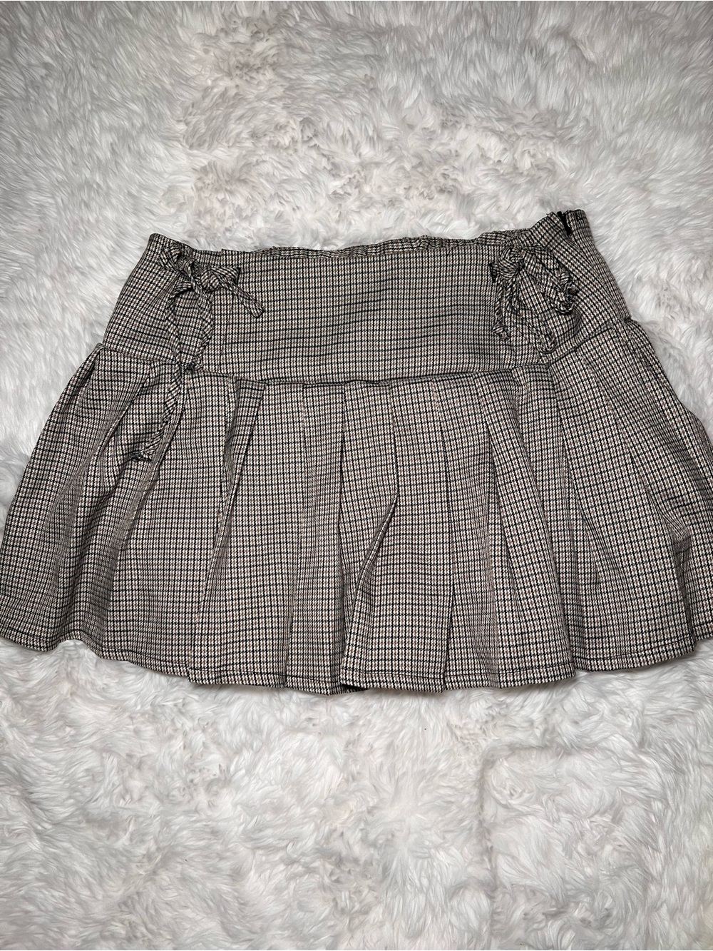 Haute Monde Pleated Mini Skirt